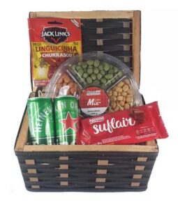 Cesta Bau De Boteco Presente Masculino