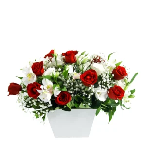 ARRANJO ROSAS VERMELHAS ELEGANTE - CLASSICO ESPECIAL 18