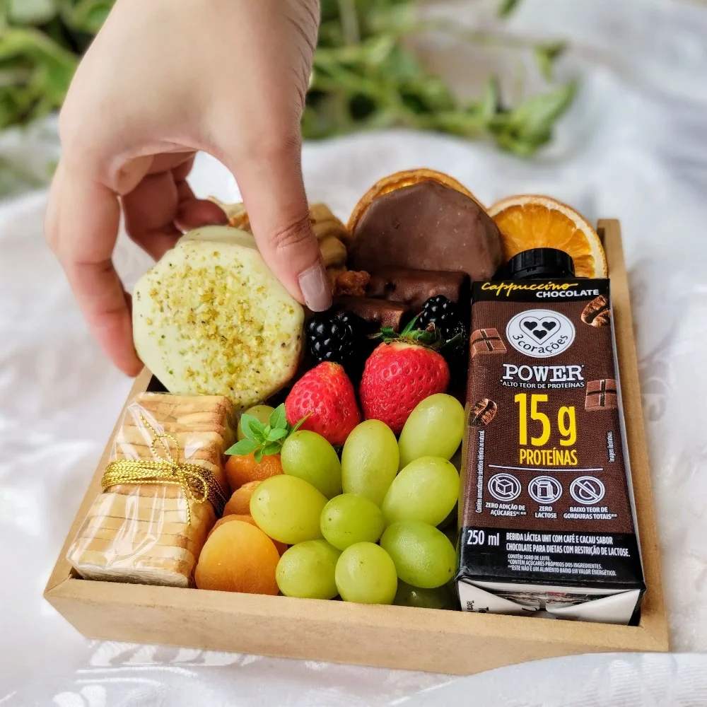 Cesta Presente Fitness com Whey - Imagem 3
