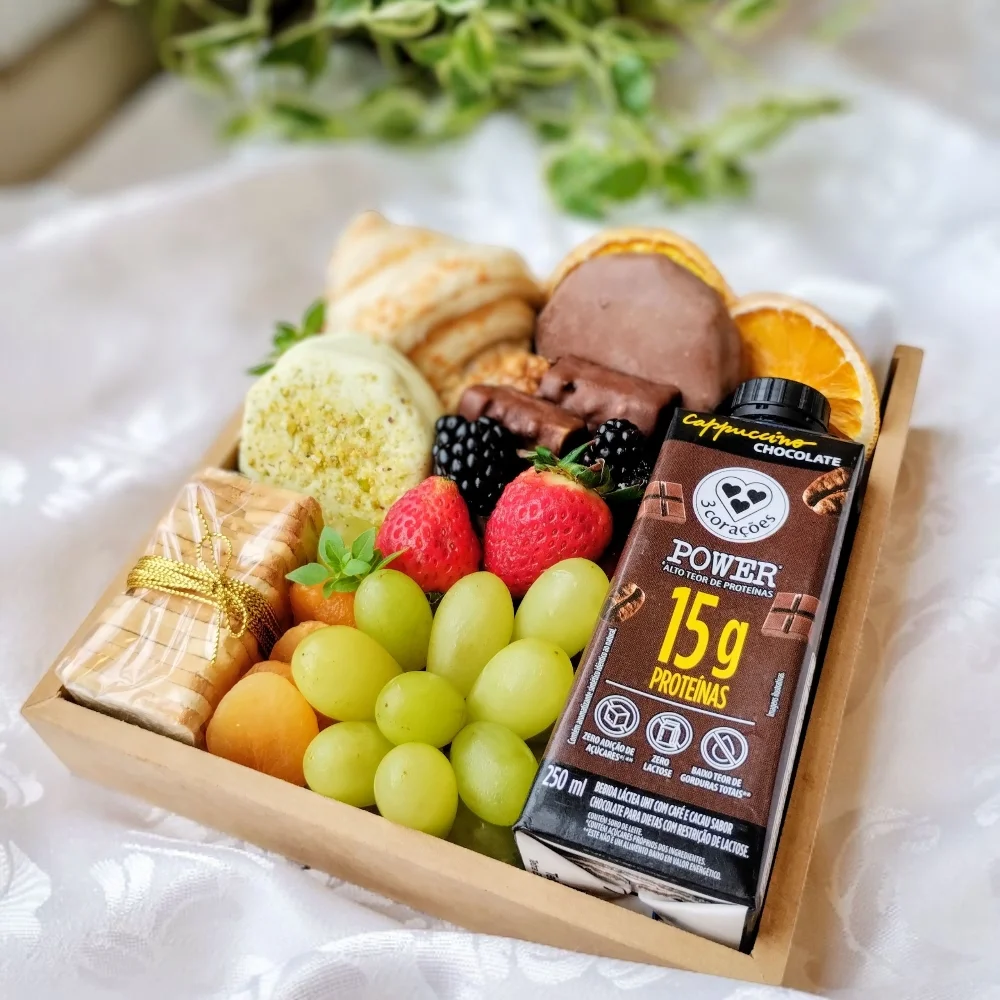 Cesta Presente Fitness com Whey - Imagem 2